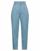 Manila Grace Womens Jeans in Blue