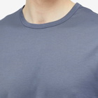 Sunspel Men's Classic Crew Neck T-Shirt in Slate Blue