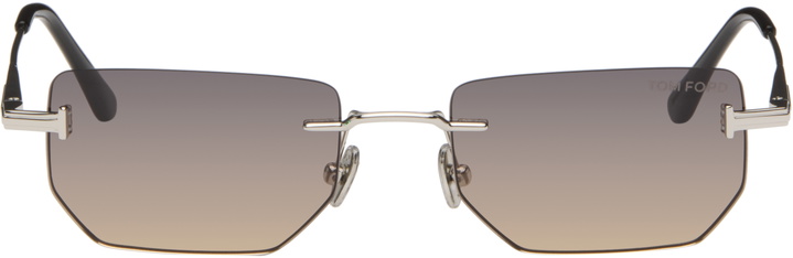 Lunettes De Soleil TOM Ford Philippa - Monture Métal Noir, Occasion, Style Femme