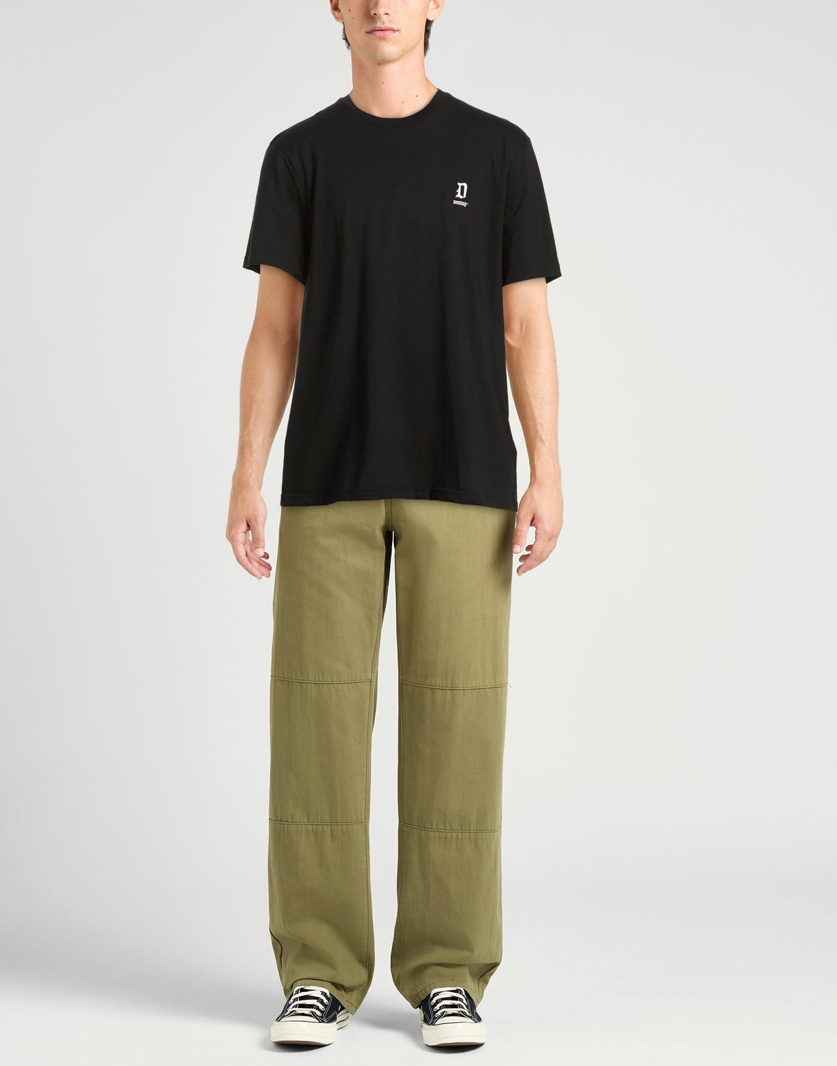 Dondup Mens T-shirt in Black