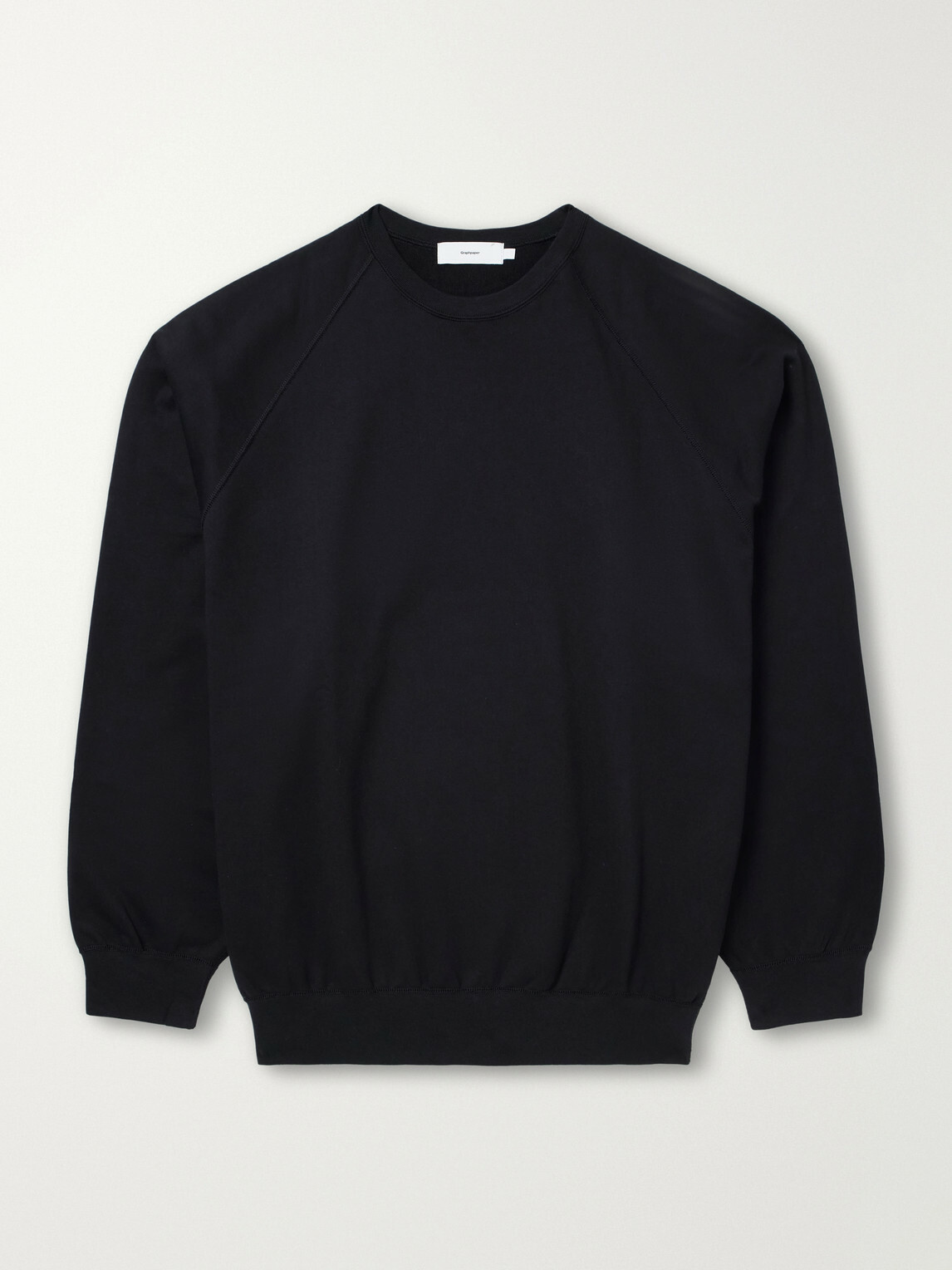 Graphpaper - Cotton-Jersey Sweatshirt - Black