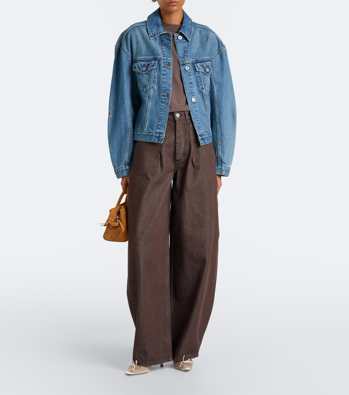 Jacquemus Gros Grain cotton-blend jersey T-shirt