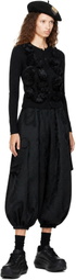 Comme des Garçons Comme des Garçons Black Jacquard Trousers
