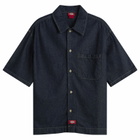 Dickies Men's Denim Shirt in Blue Rinsed