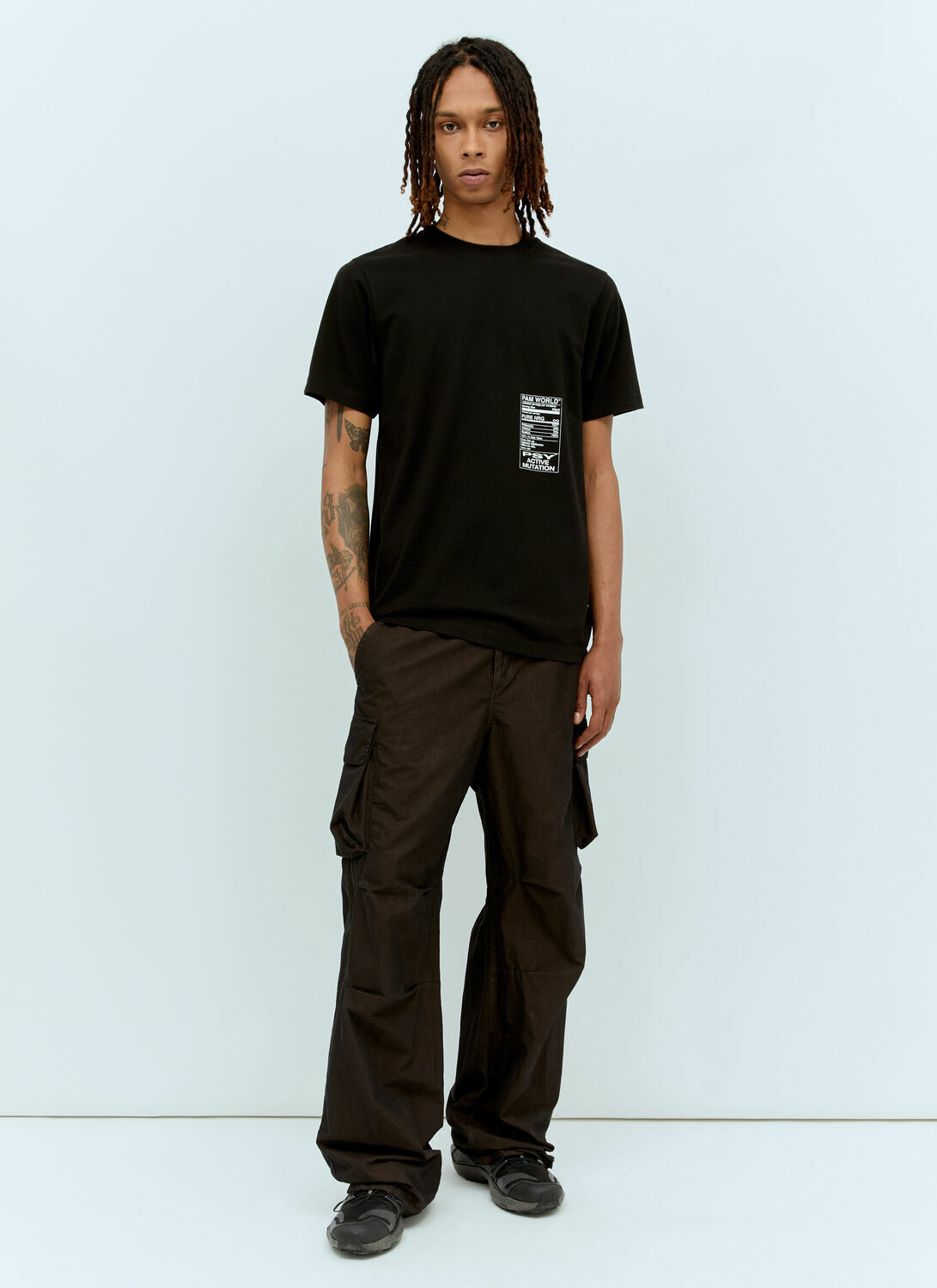 P.A.M. Logo Print T-Shirt