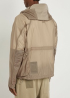 Ten C Skye Panelled Shell Jacket Light Grey