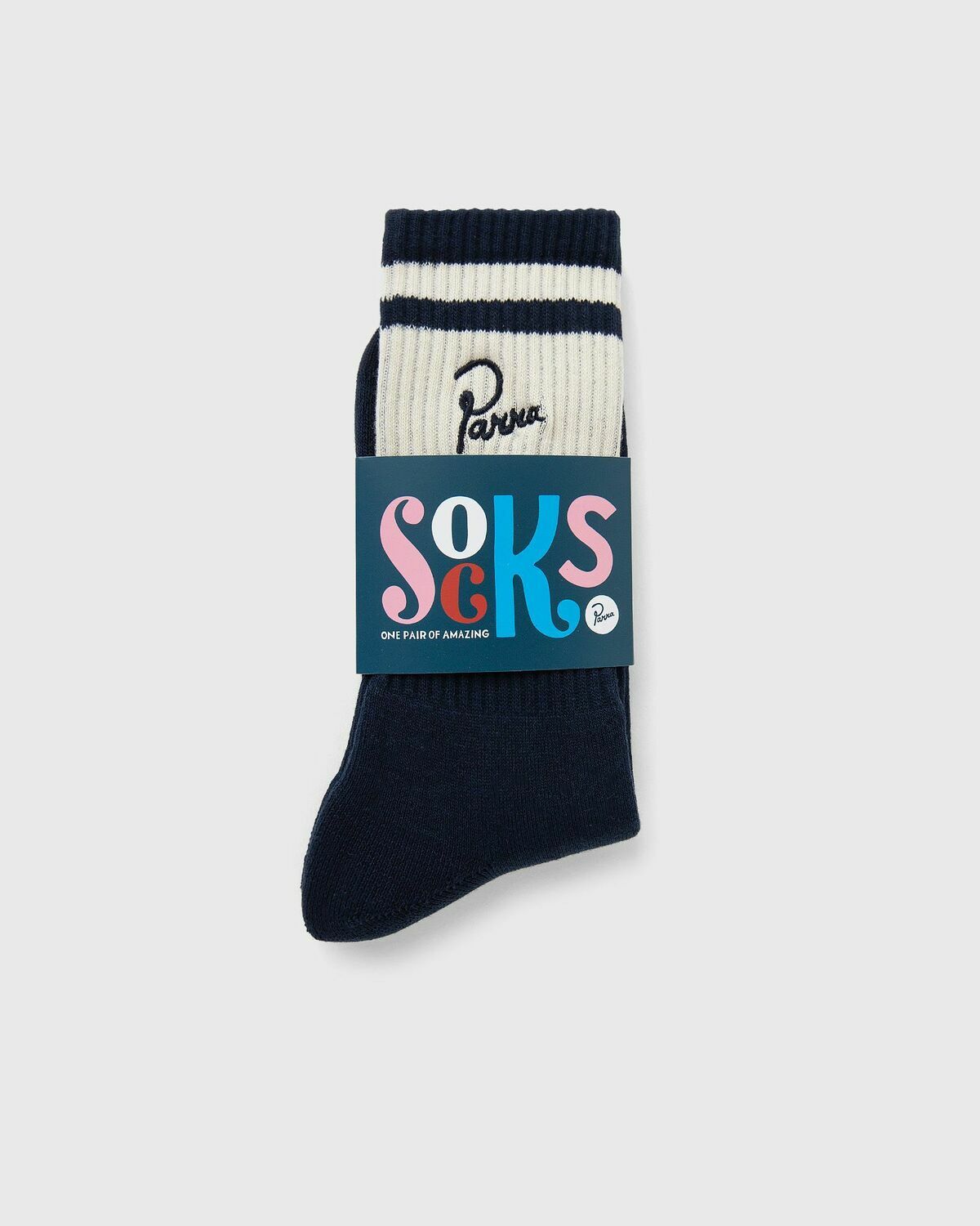 SIGNATURE STRIPED CREW SOCK