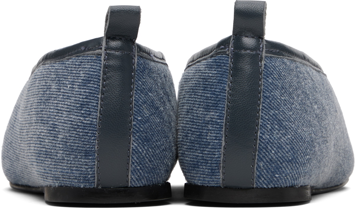 Paloma Wool Blue Pili Denim Ballerina Flats