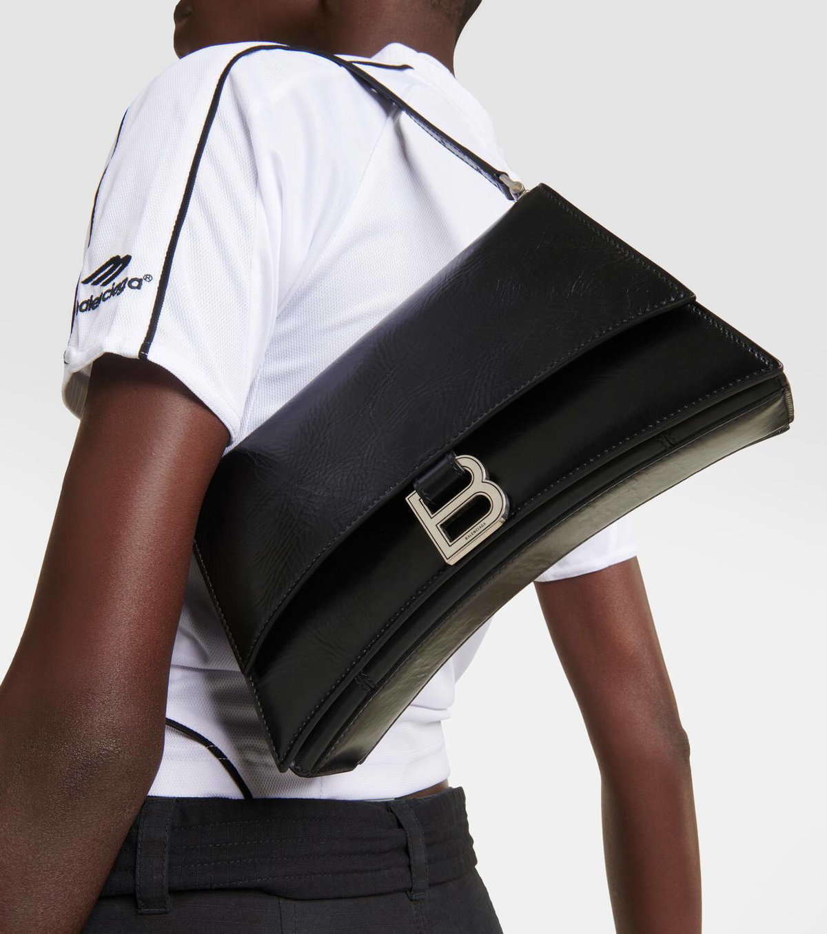 Balenciaga Crush Small leather shoulder bag Balenciaga