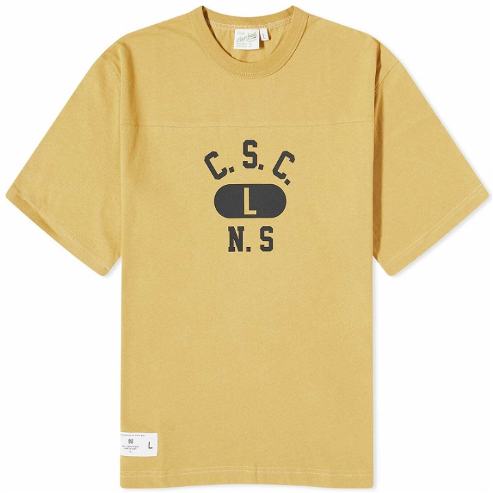Photo: Uniform Bridge Men's C.S.C T-Shirt in Yellow