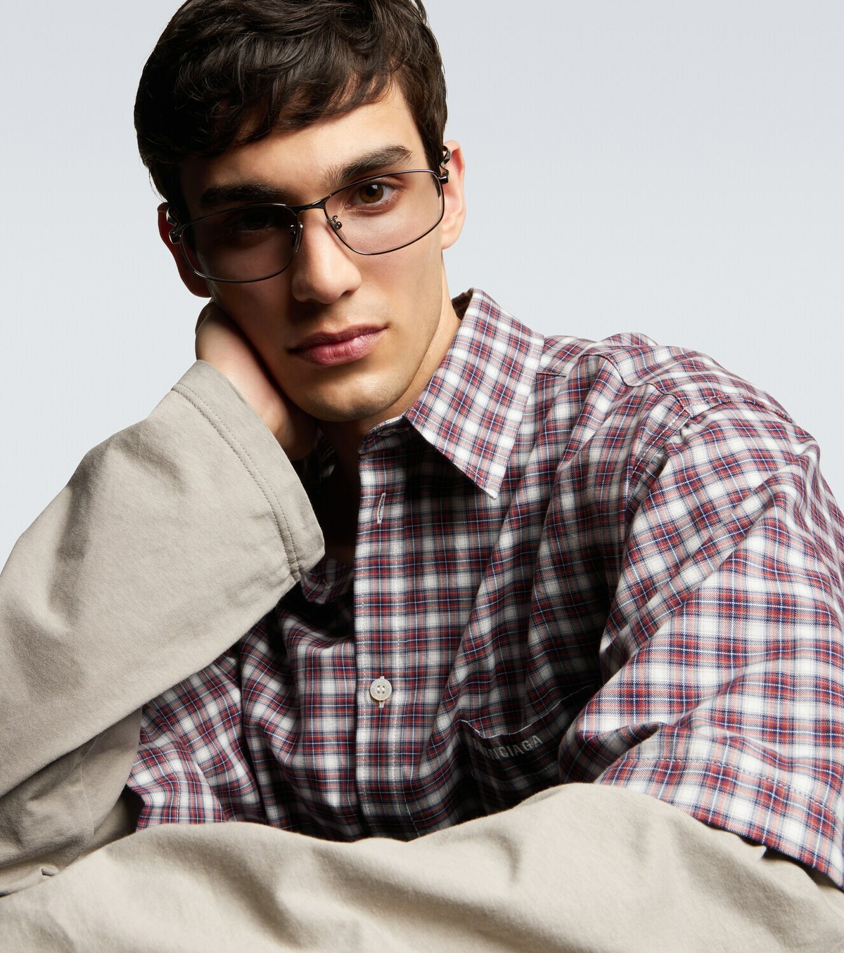 Balenciaga Monday rectangular sunglasses