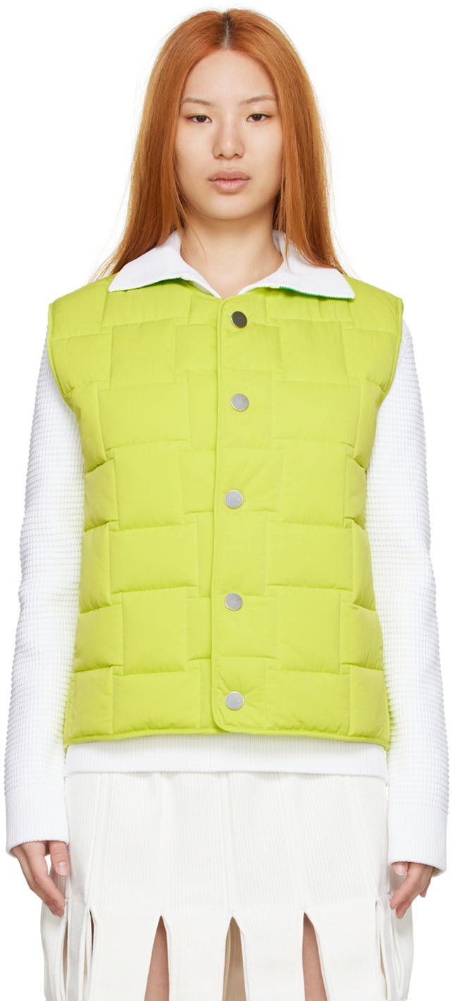 Bottega Veneta Green Nylon Vest