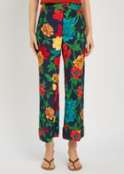 LA Double J Hendrix Floral-print Woven Trousers Multicoloured