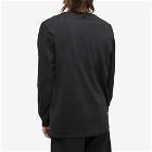 Maharishi Men's Long Sleeve Pointillist Logo T-Shirt in Black