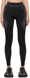 MISBHV Black Jacquard Leggings