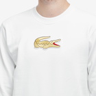 Comme des Garçons SHIRT Men's x Lacoste Large Croc Crew Sweat in White/Gold