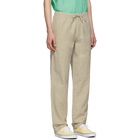 Onia Beige Linen Carter Trousers