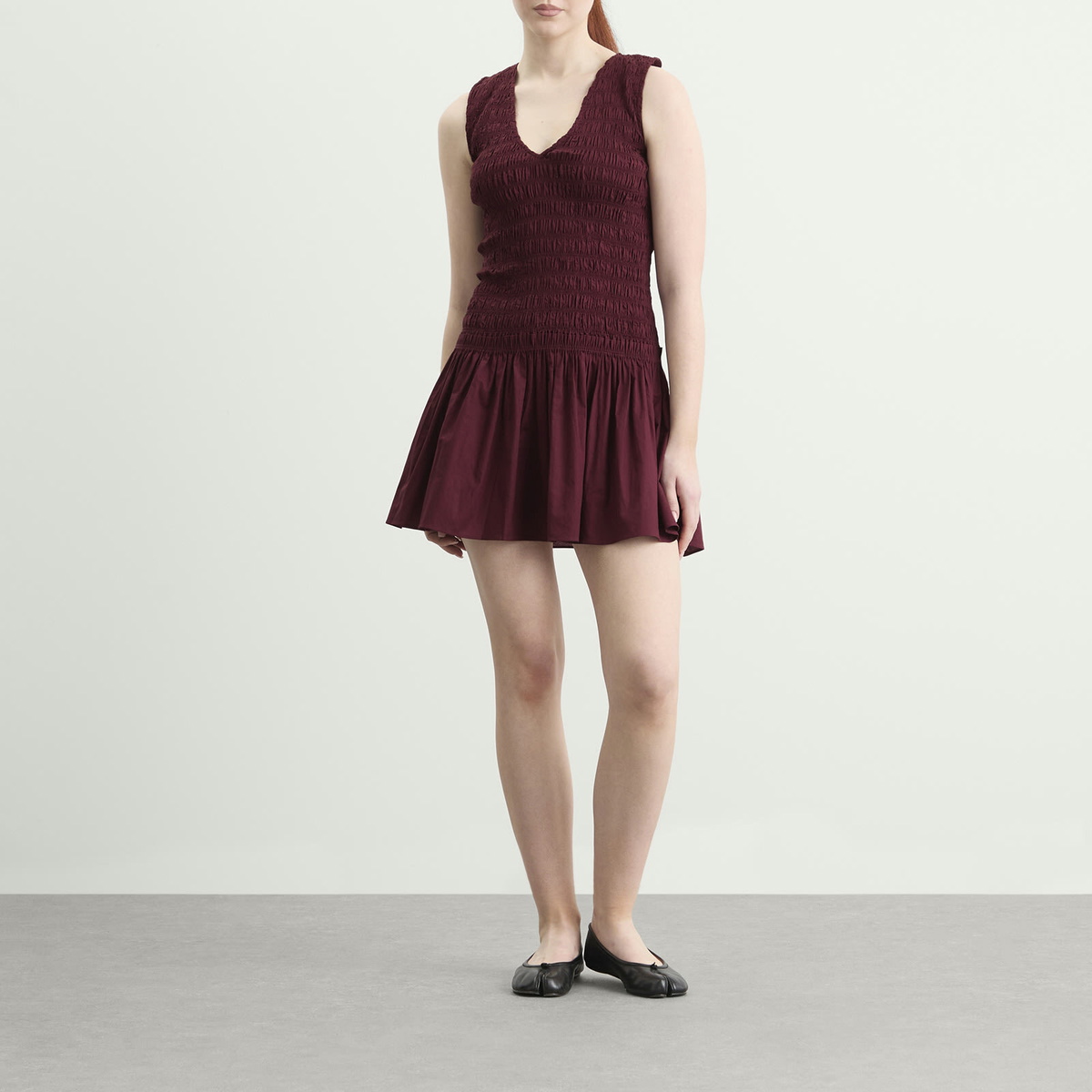 Faithfull The Brand Women's Palomar Mini Dress in Mulberry