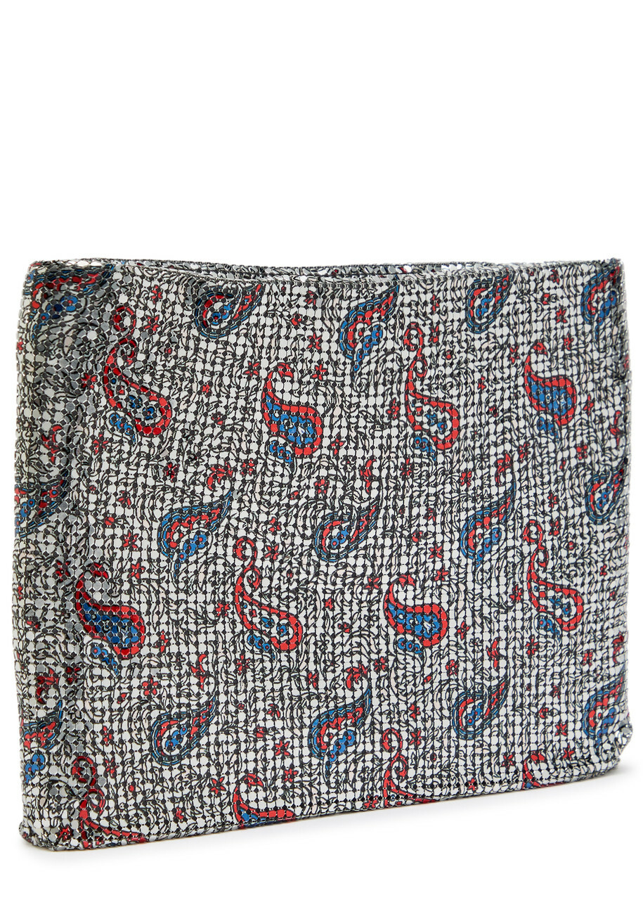 Rabanne Paisley Pouchette - Cream - One Size