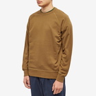 YMC Men's Shrank Crew Sweat in Olive