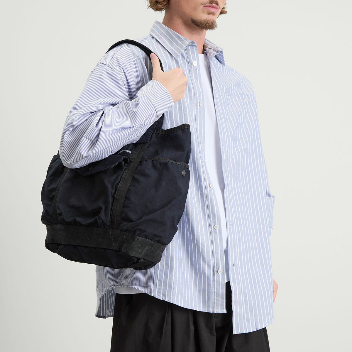Porter-Yoshida & Co. Crag Tote Bag in Navy 
