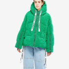 Khrisjoy Women's Oversize Puffer Jacket In Pile - END. Exclusive in Light Green