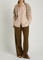 Rohe Silk Shirt Rose