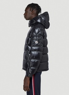 Detachable Hood Padded Down Jacket in Black