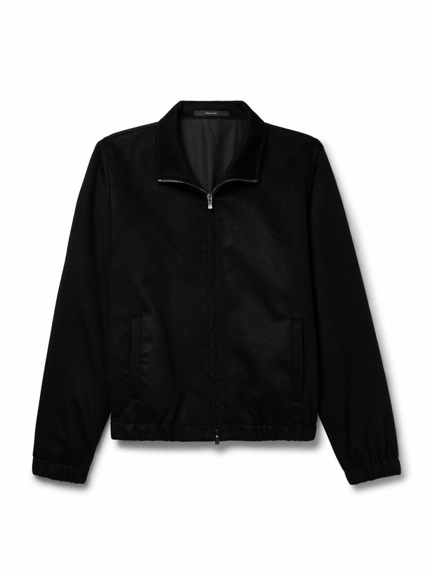 Photo: Saman Amel - Cashmere Bomber Jacket - Black