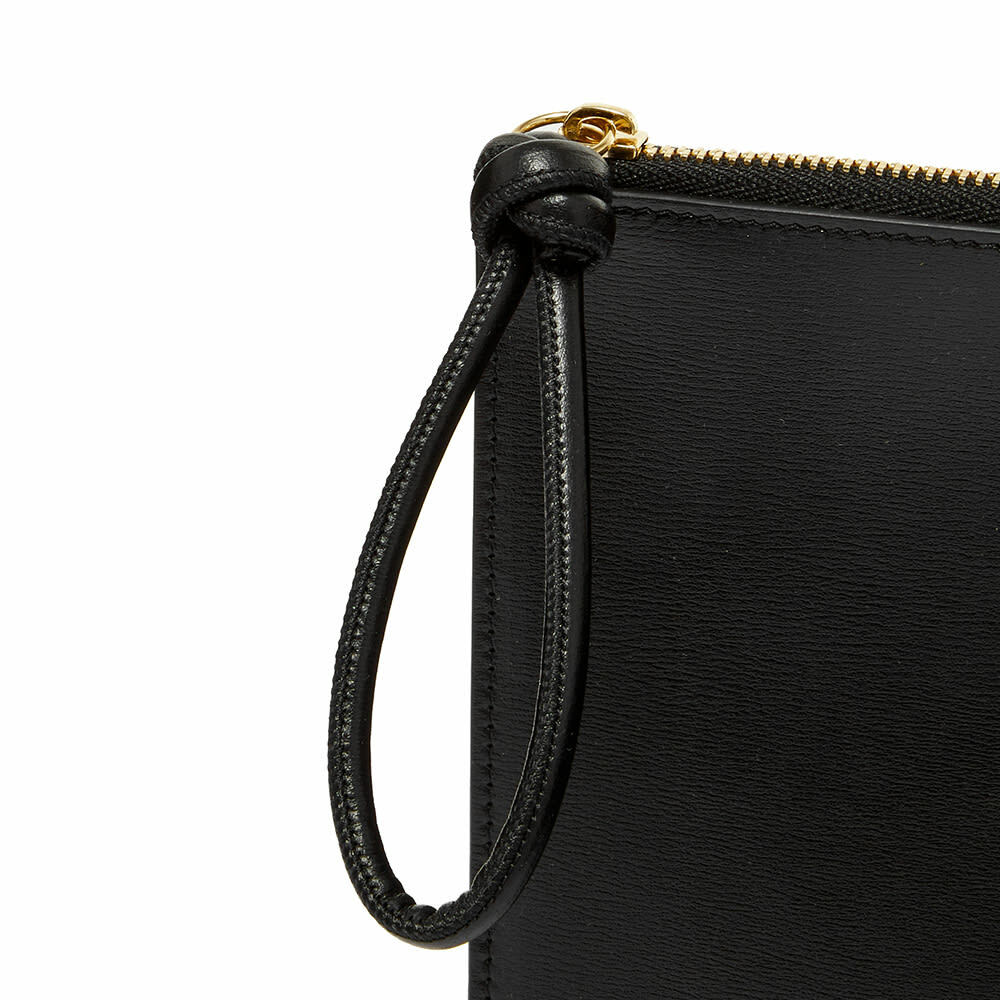 Jil Sander Women's Giro Envelope Clutch in Black Jil Sander