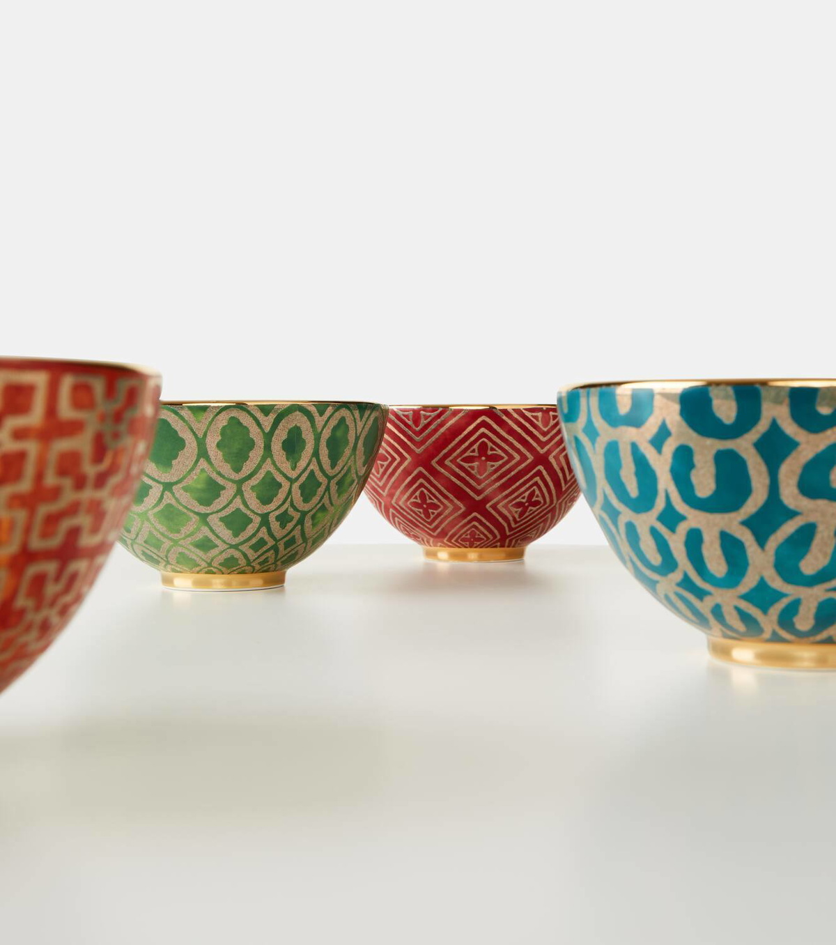 L'Objet Fortuny set of 4 earthenware cereal bowls
