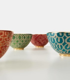 L'Objet Fortuny set of 4 earthenware cereal bowls