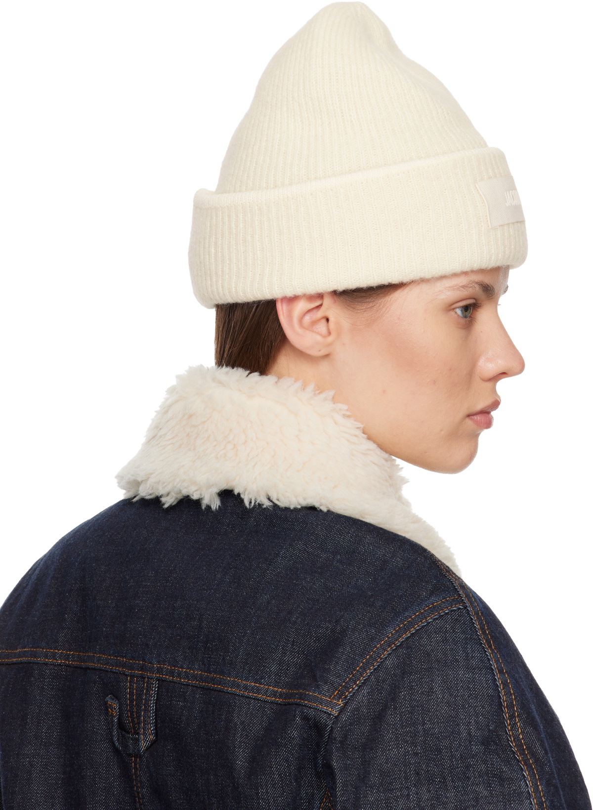 JACQUEMUS Off-White La Casa 'The Gros Grain' Beanie
