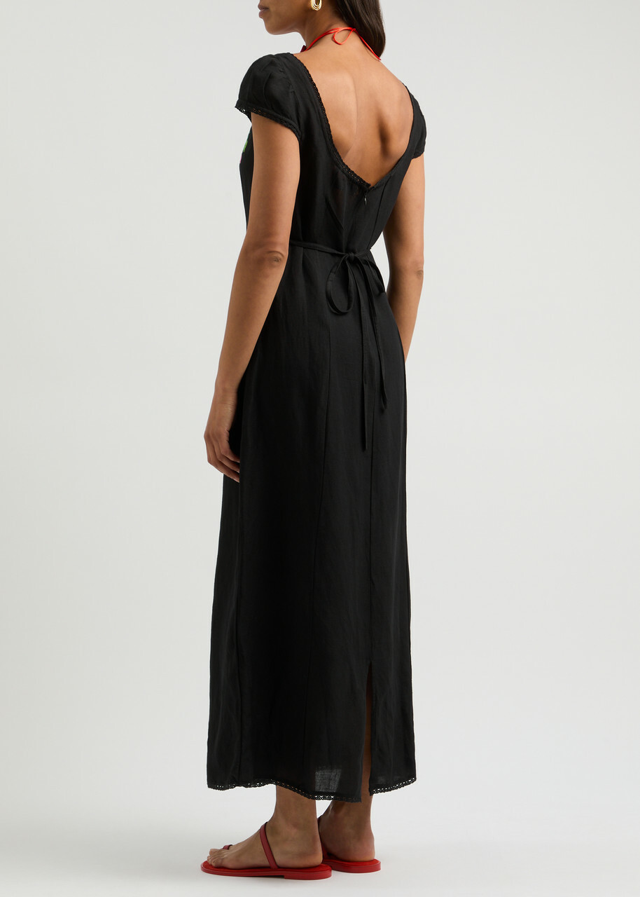 long black dress jacket Black Long Lace Duster – Boho Pucker Jacket for Women | Made in USA main image 0