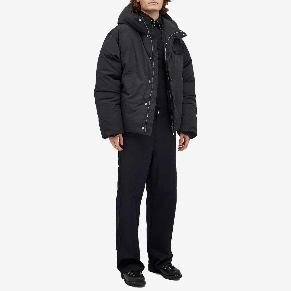 Jil Sander+ Men's Jil Sander Plus Quarter Zip Wool Sweatshirt in