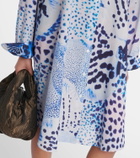 Dries Van Noten Printed cotton voile shirt