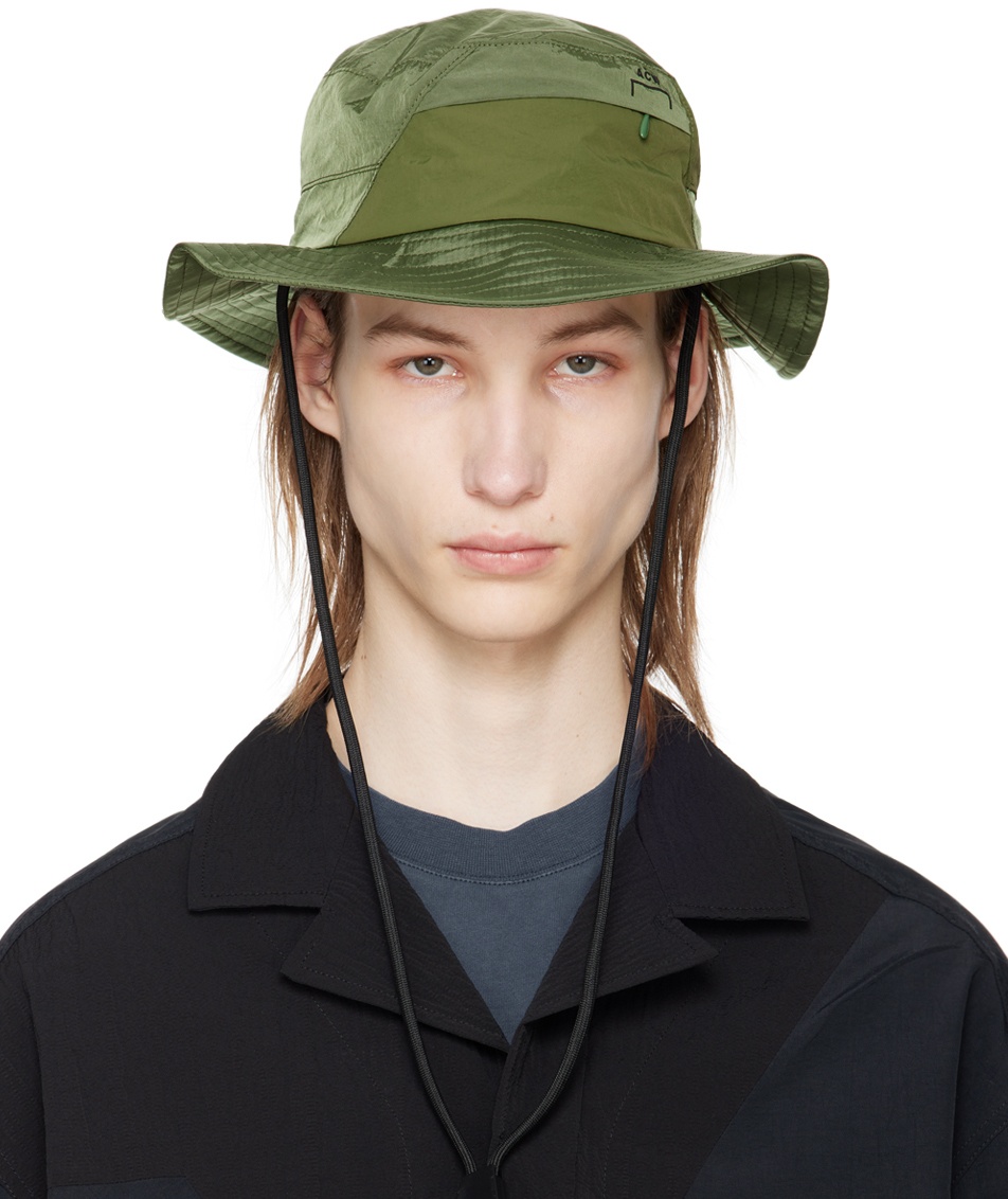 Photo: A-COLD-WALL* Green Utile Bucket Hat
