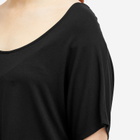 Joah Brown Women's Slouchy Crop T-Shirt in Black