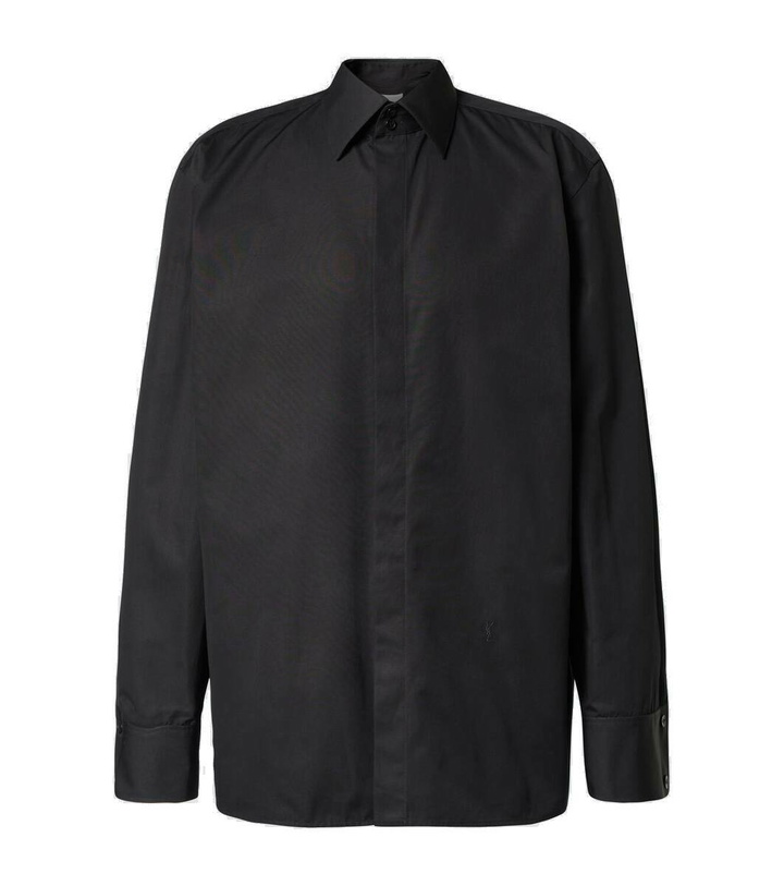 Photo: Saint Laurent Cassandre cotton poplin shirt