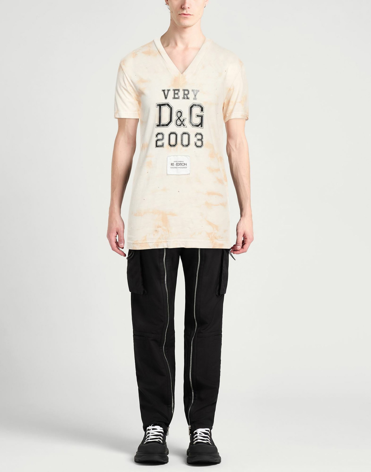 Dolce & gabbana Mens T-shirt in Beige