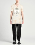 Dolce & gabbana Mens T-shirt in Beige