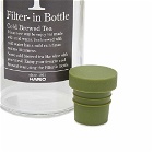 Hario Cold Brew Tea Filter Bottle in Olive 300Ml