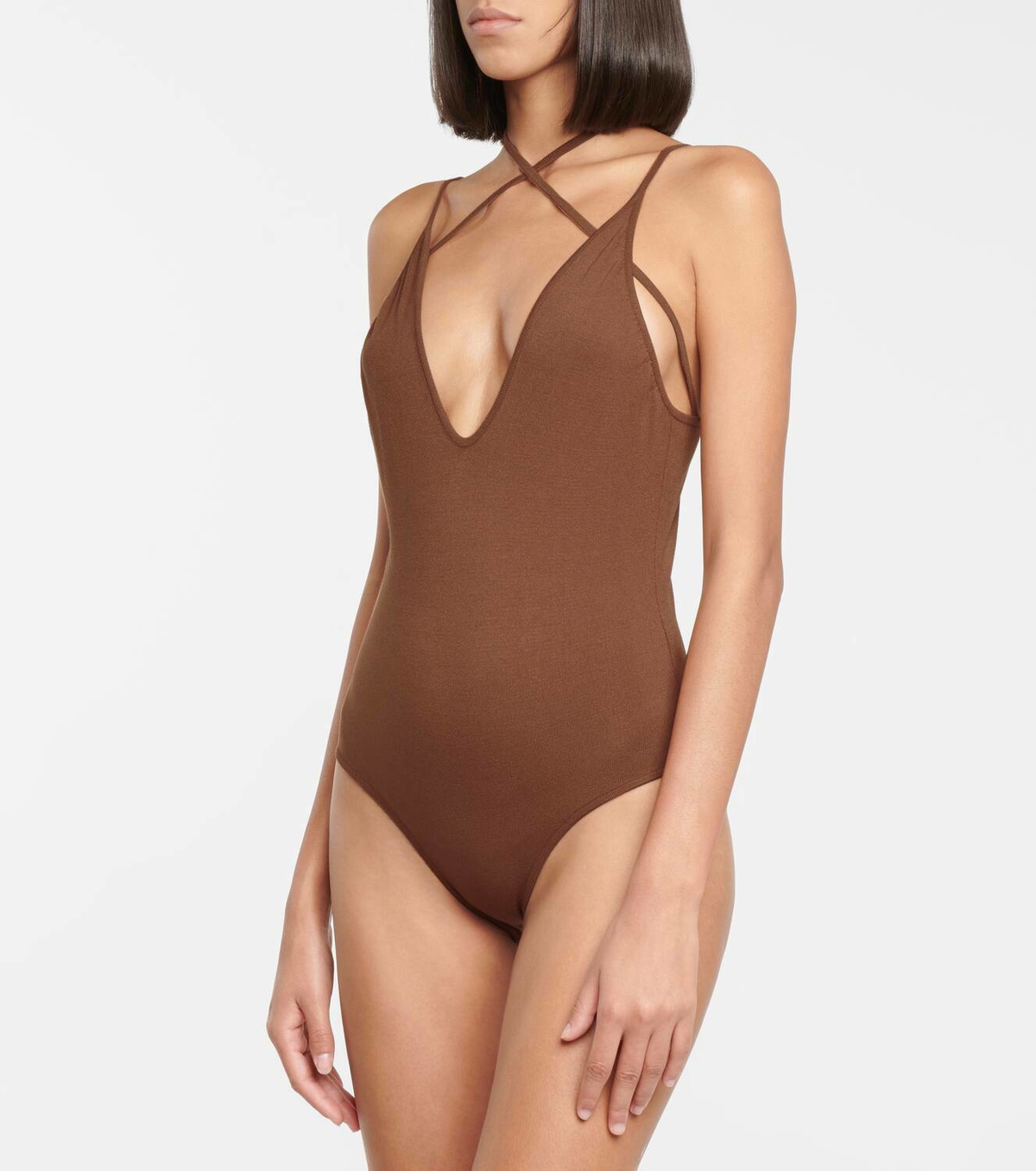 Zeynep Arçay V-neck knit bodysuit