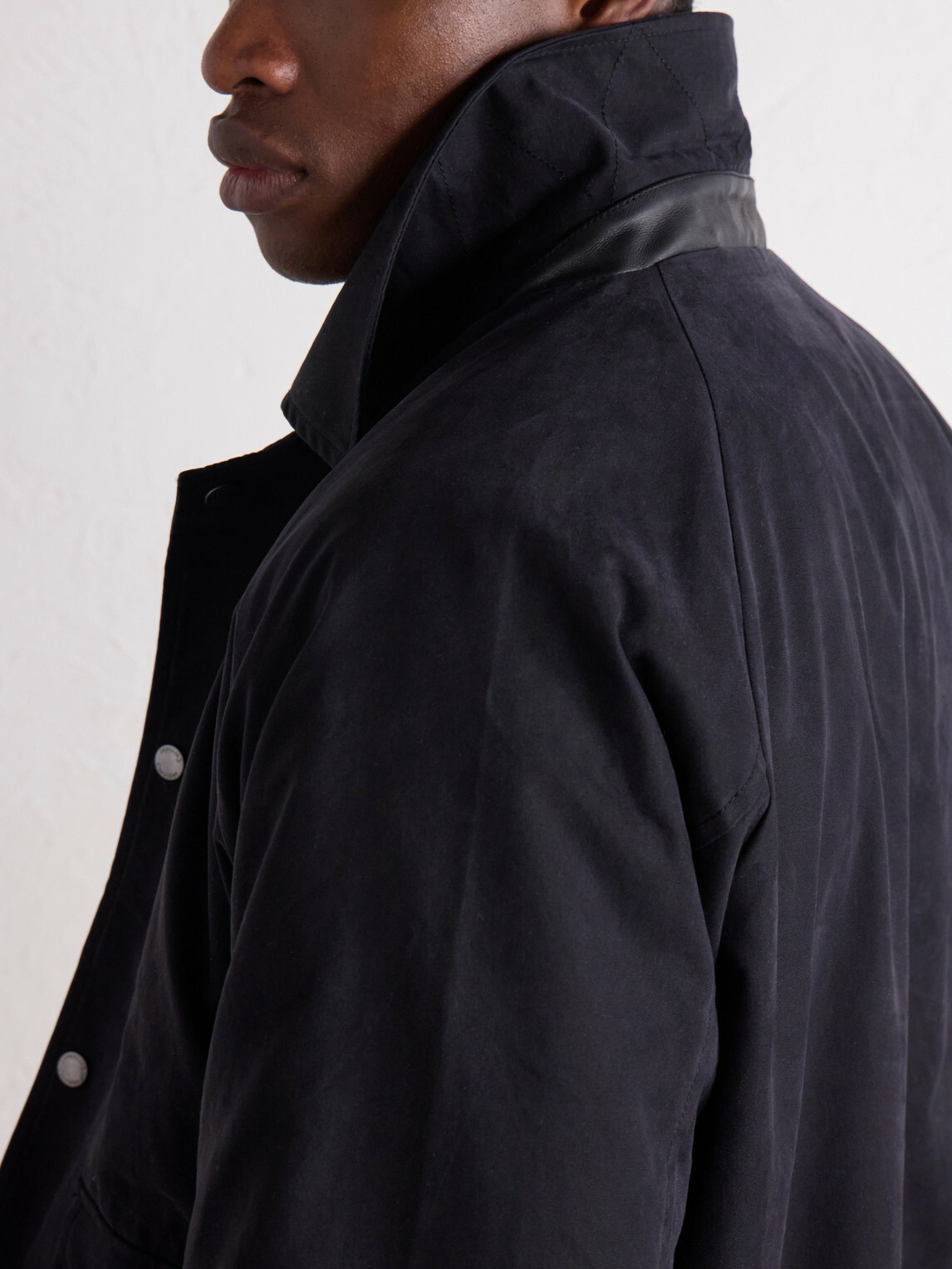 Corridor - Waxed Cotton-Blend Canvas Jacket - Black