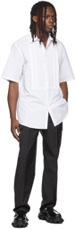 Valentino White Poplin Beaded Shirt