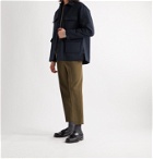 Deveaux - Luca Padded Nylon Shirt Jacket - Blue