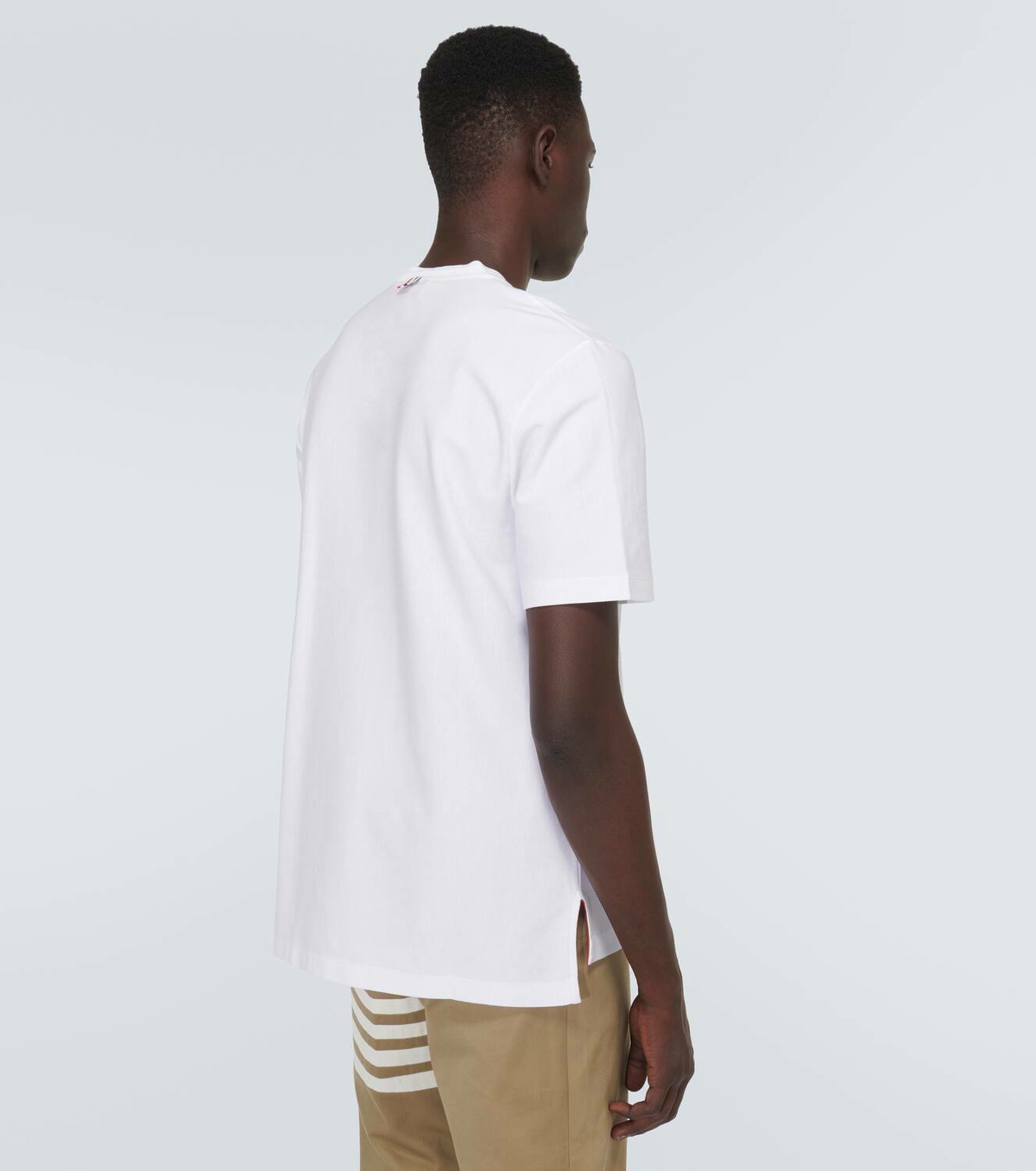 Thom Browne RWB Stripe cotton jersey T-shirt Thom Browne