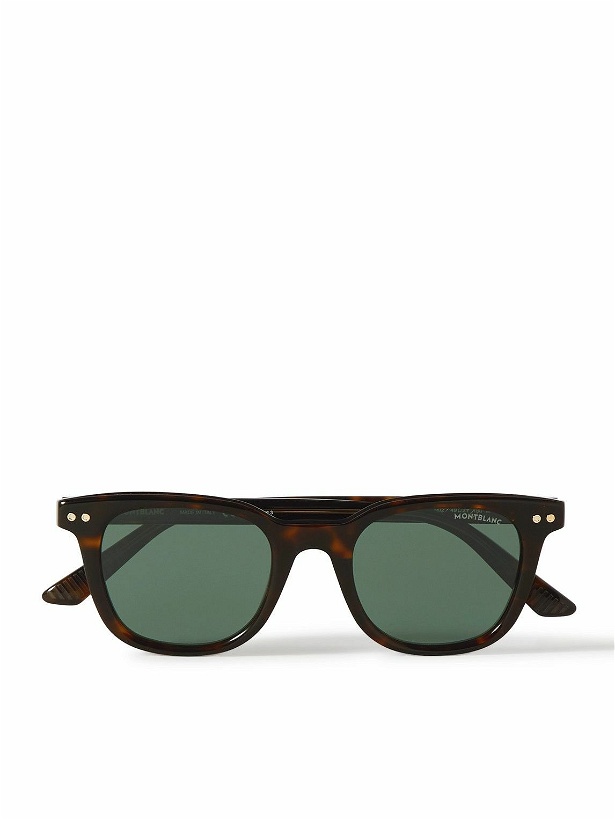 Photo: Montblanc - Snowcap D-Frame Tortoiseshell Acetate Sunglasses