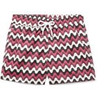 FRESCOBOL CARIOCA - Copacabana Slim-Fit Short-Length Printed Swim Shorts - Pink