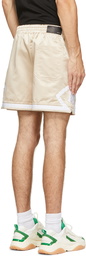 AMIRI Beige Drawstring Boxing Shorts